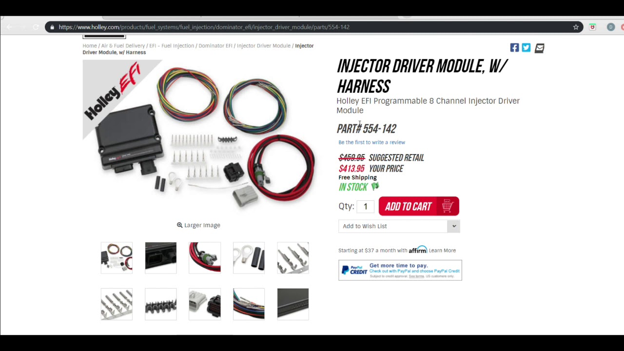 Holley Efi Injector driver module