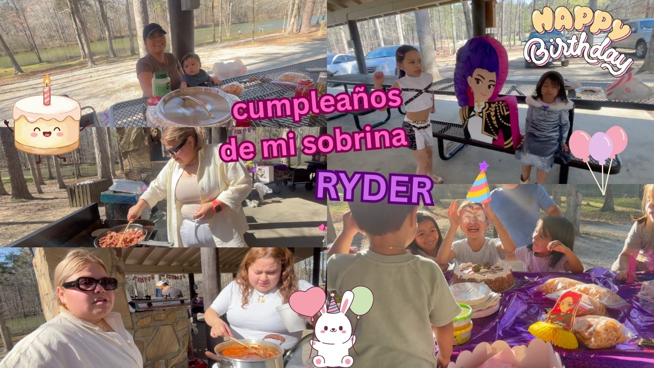 NOS FUIMOS AL CUMPLEAÑOS DE MI SOBRINA RYDER🥰