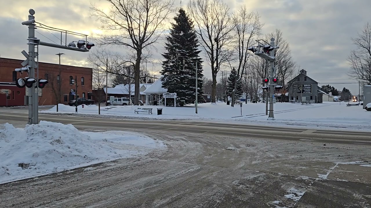 GLC Railroad NB in Manton Michigan on 1/9/25