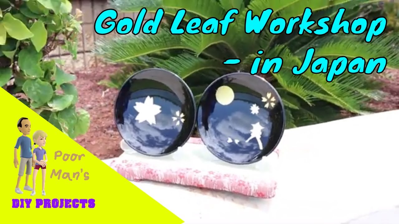 Poor Man's DIY: Gold Leaf Lacquer Ware Workshop