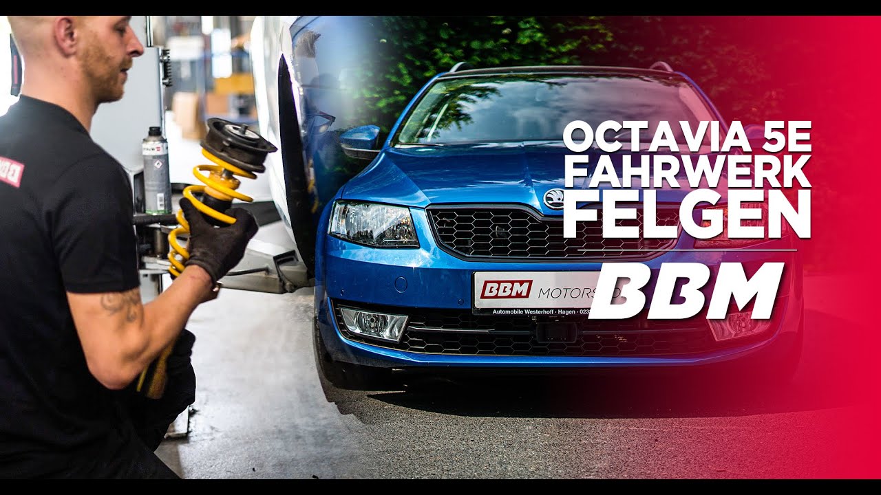 Aus Standard wird schön! | Skoda Octavia ST Fahrwerk & Borbet Felgen | by BBM Motorsport
