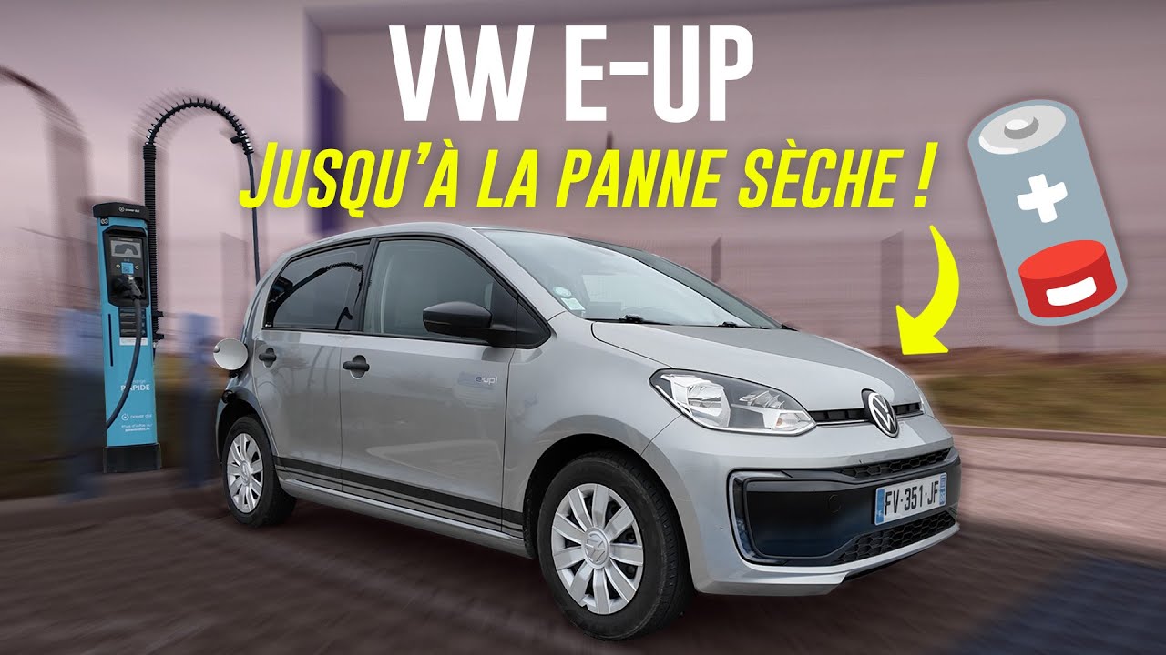 VW e-UP 2.0 électrique: jusqu'où peut-on aller avec 0% de batterie ? (c'est incroyable)