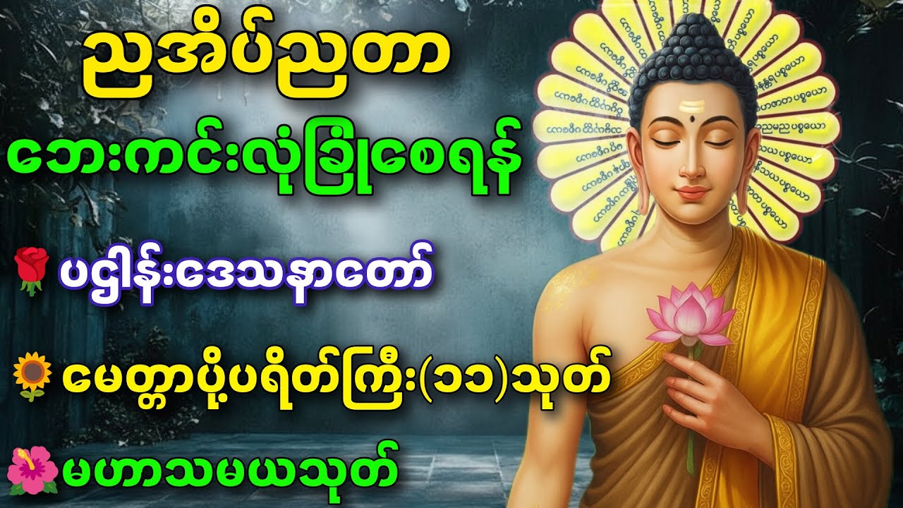 ☘️🌍ကံပွင့် လာဘ်ပွင့် စီးပွားတက် ဘေးရန်ကင်းကွာ ၊ မဟာပဋ္ဌာန်းဒေသနာတော် ၊ မေတ္တာပို့  တရားတော်များ🙏🙏🙏