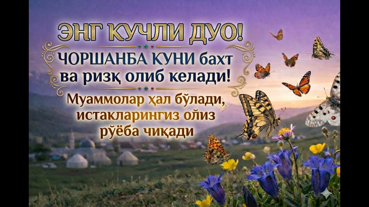 УЙИНГИЗНИ БОЙЛИККА ТОЛДИРУВЧИ ДУО! РАМАЗОН ОЙИДА ТЎХТОВСИЗ ТИНГЛАНГ