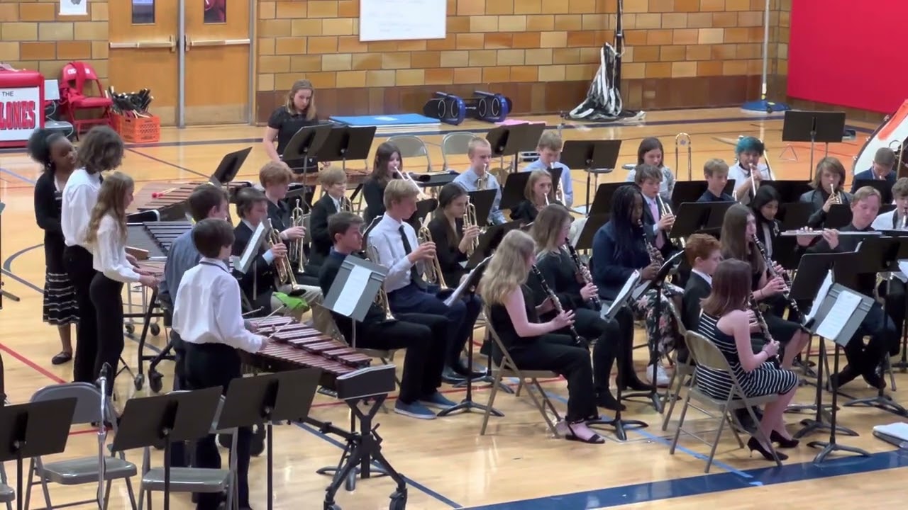 JMS 7th grade spring band concert- Dr. ROCKenstein