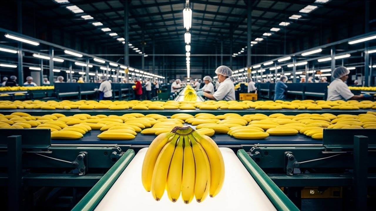 Millions of Bananas Turned Into Juice Every Day | Inside the Factory