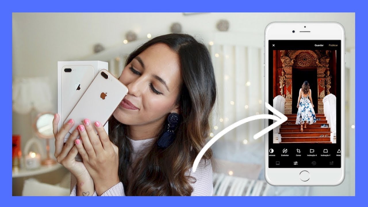 COMO EDITO AS FOTOS DO INSTAGRAM (REAL) + COMPREI O NOVO IPHONE! |Bárbara Corby