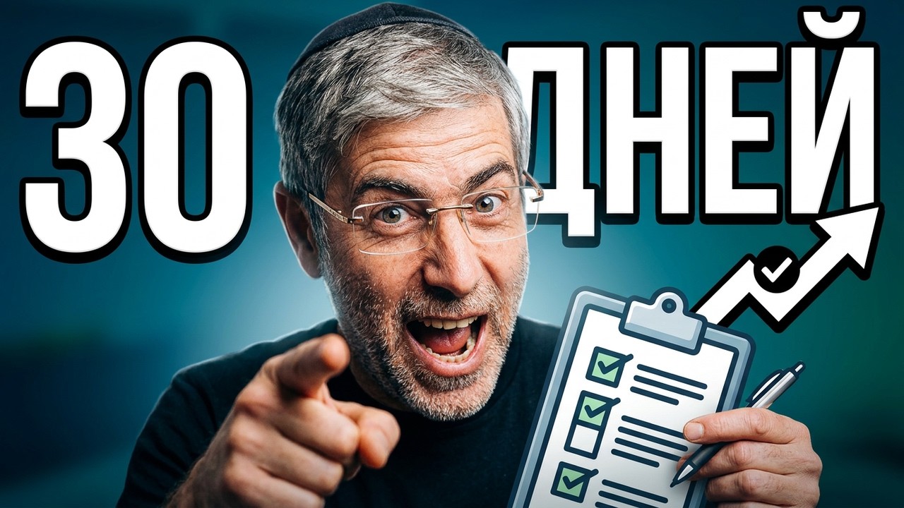 Попробуй 30 дней по этой системе — и ты перестанешь бросать цели | Ицхак Пинтосевич