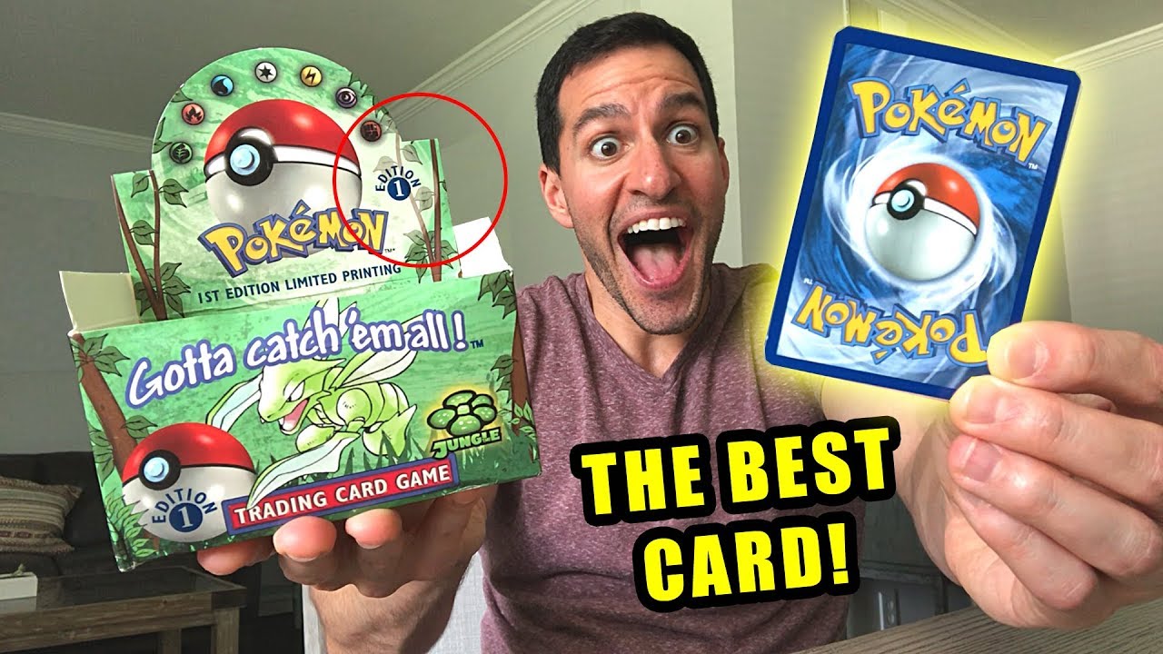 I PULLED ONE OF THE *BEST POKEMON CARDS* from Opening a 1ST EDITION Booster Box!