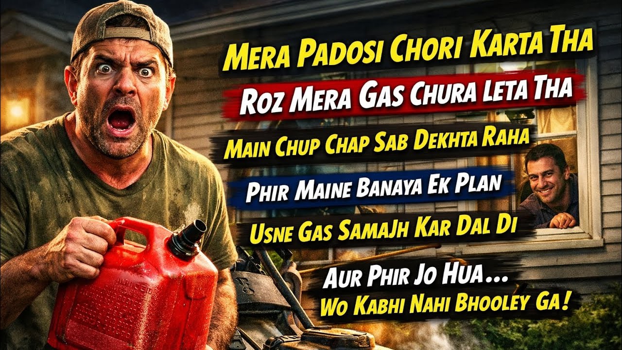 Neighbor Stole My Gas… Biggest Mistake of His Life!