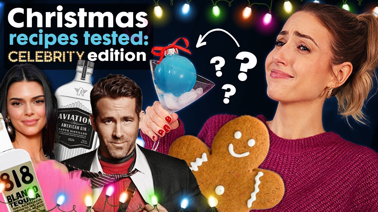 TRYING CHRISTMAS RECIPES OFF INSTAGRAM/ TIK TOK... celebrity drinks edition