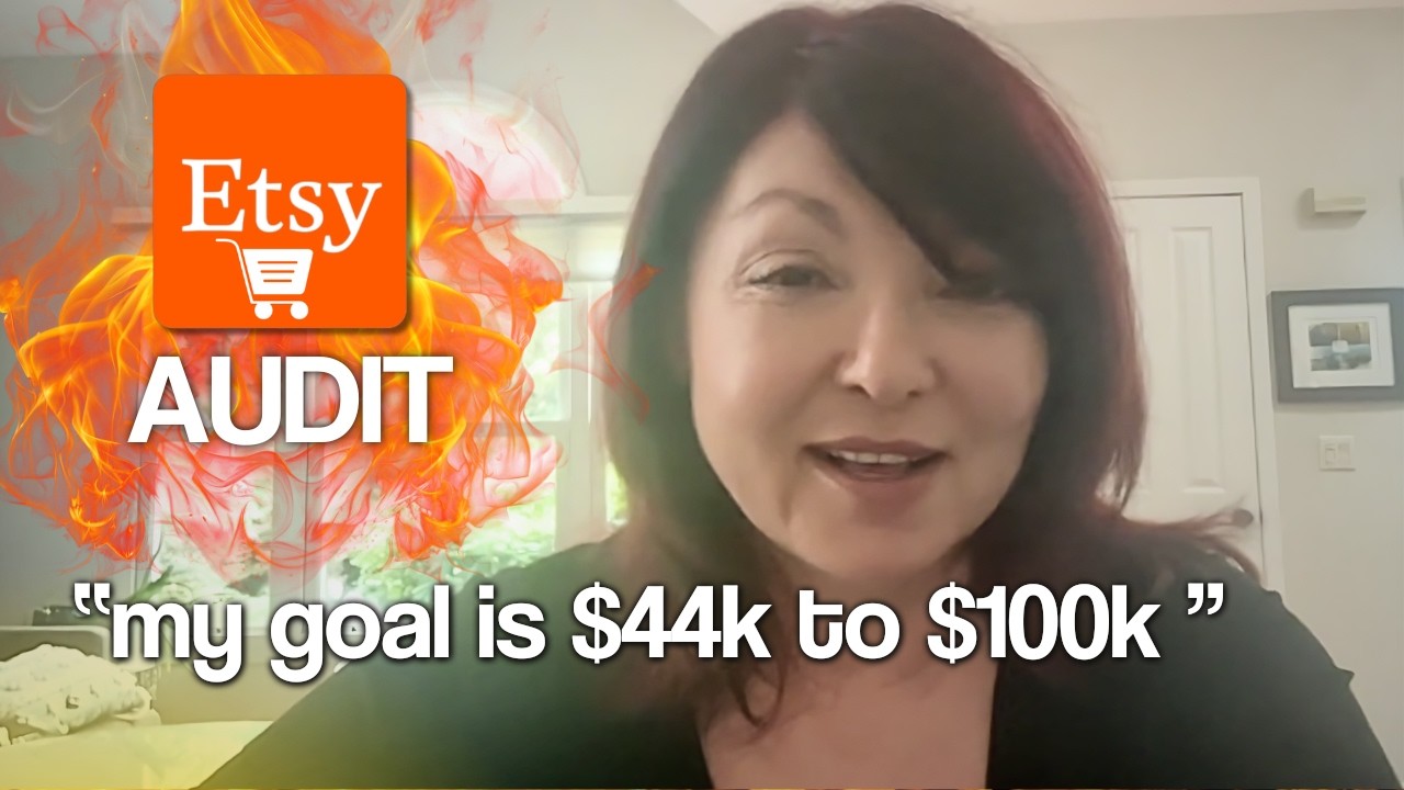 She Was SHOCKED Her BAD Designs Made $44k - Etsy Shop Audit