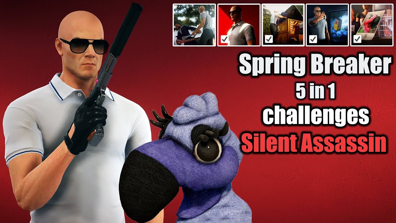 HITMAN 2 - Spring Breaker 5 Challenges in 1 Pack | Miami