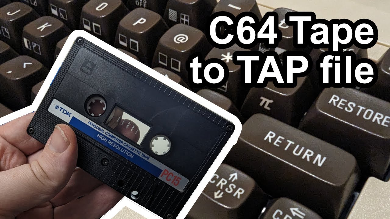 Capture your C64 Tapes to TAP files
