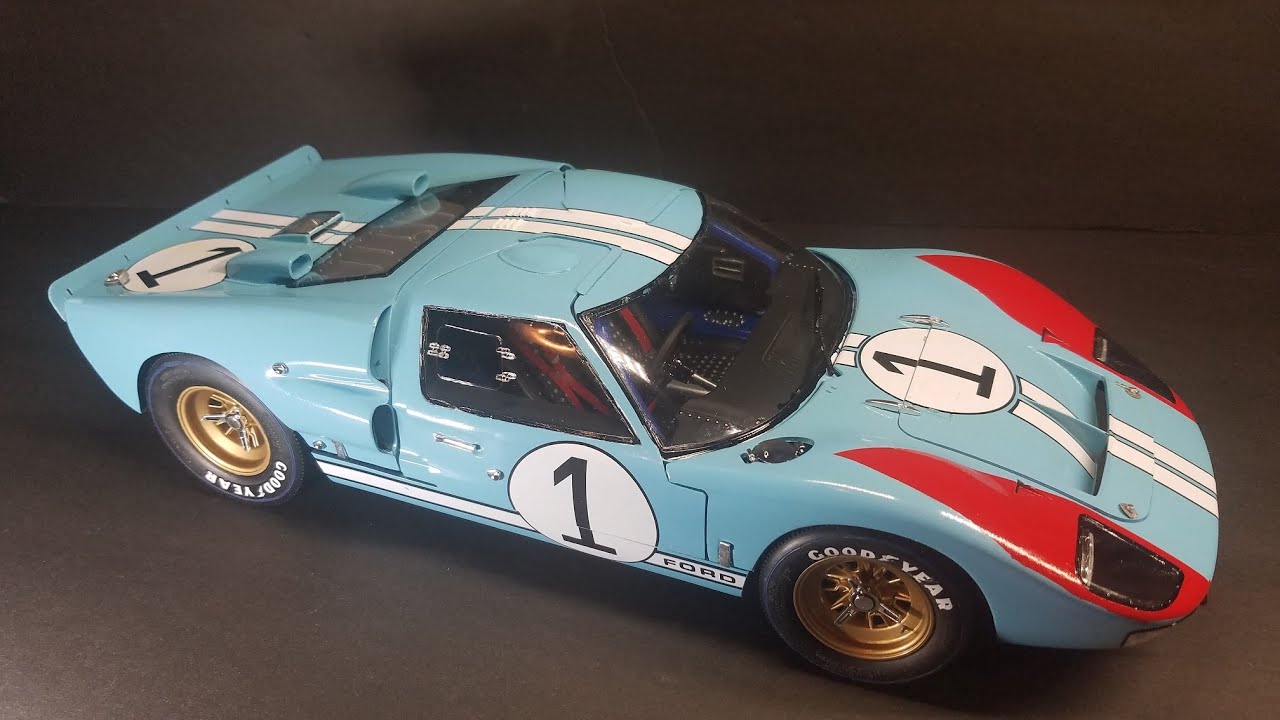 TRUMPETER 1/12 SCALE FORD GT40  KEN MILES CAR BUDDY BUILD FINAL WITH SEAMUS @ SEAMYBMW