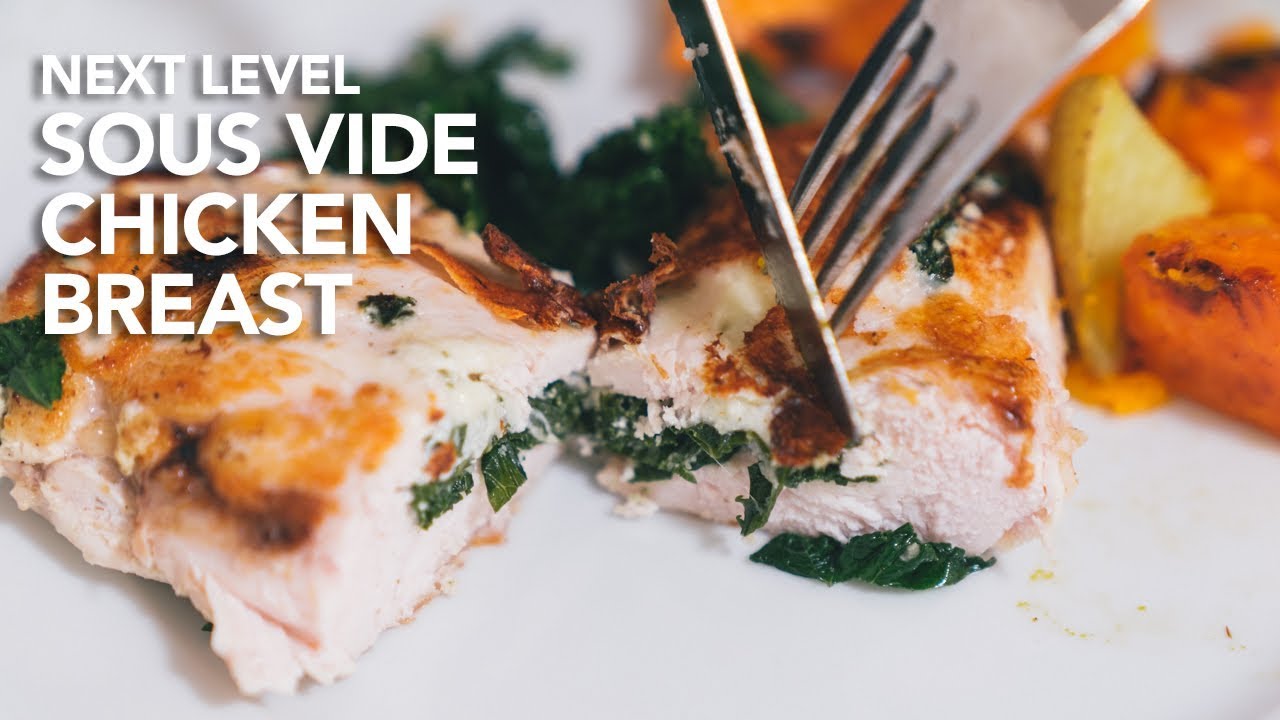 Sous Vide STUFFED CHICKEN BREAST - So Juicy!