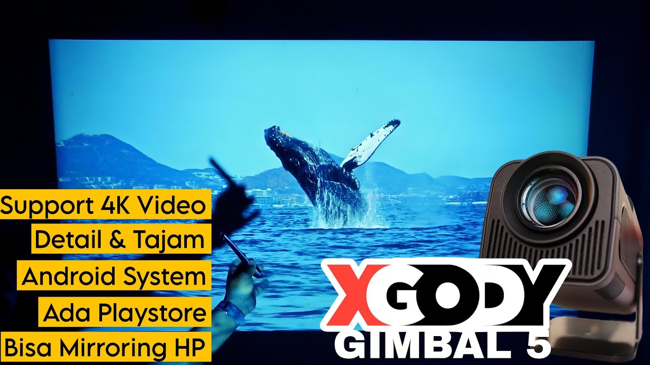 ANDROID PROJECTOR PALING WORTH IT SAAT INI ! XGODY GIMBAL 5 PROJECTOR