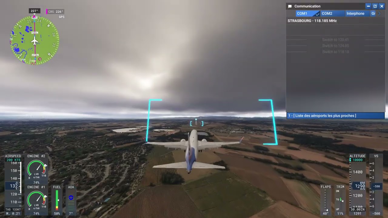 Landing at SXB 🇫🇷 [BUTTER LANDING]