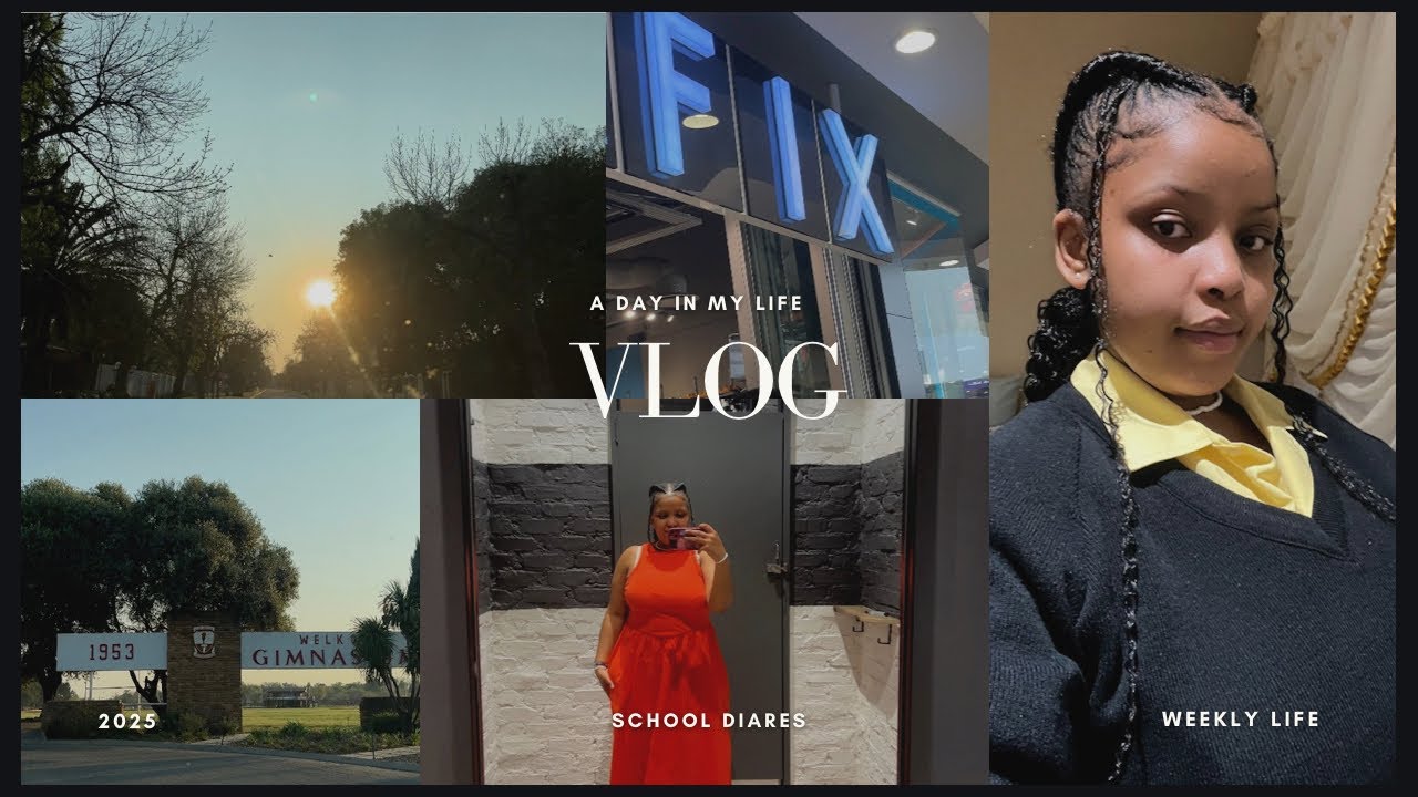 Spend the day with me|School diaries ep1| South African YouTuber🇿🇦