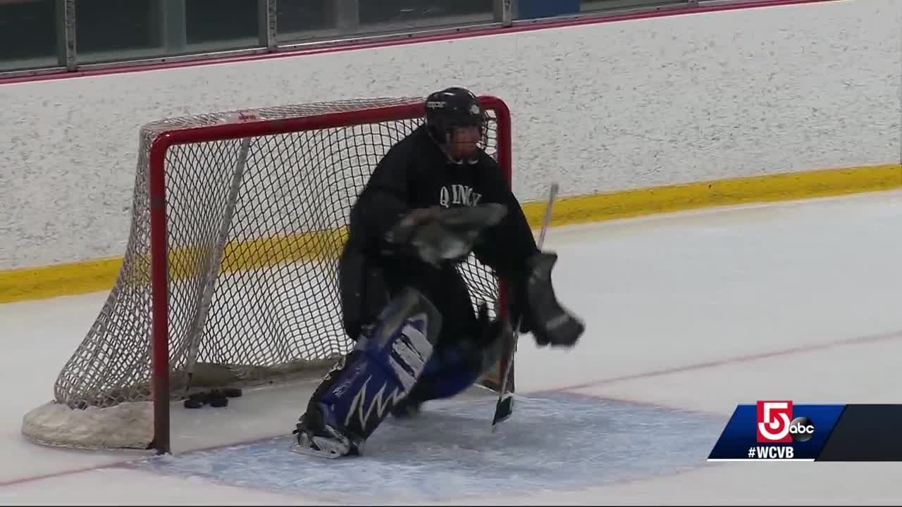 Meet the 85-year-old hockey goalie inspiring his teammates