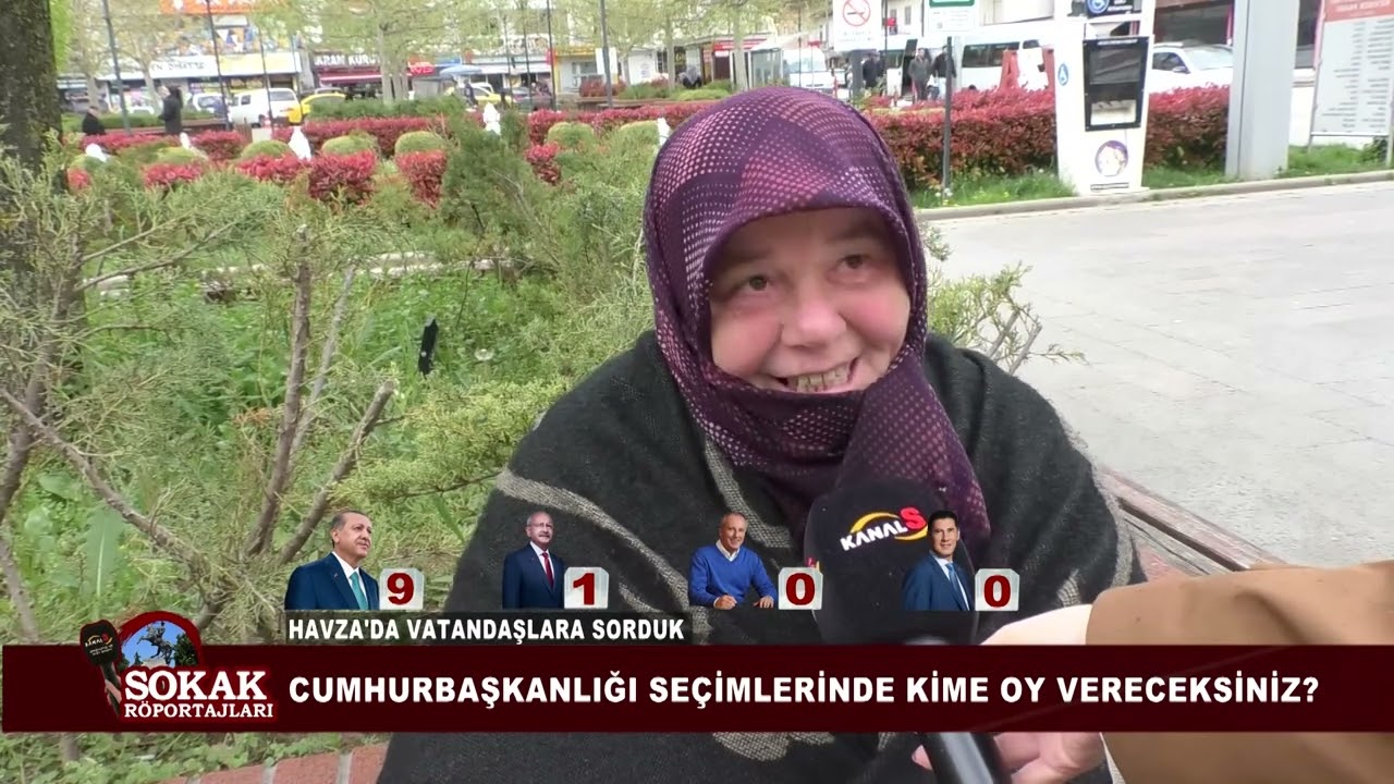 Havza’da vatandaşlara sorduk: Cumhurbaşkanlığı seçimlerinde kim oy vereceksiniz?