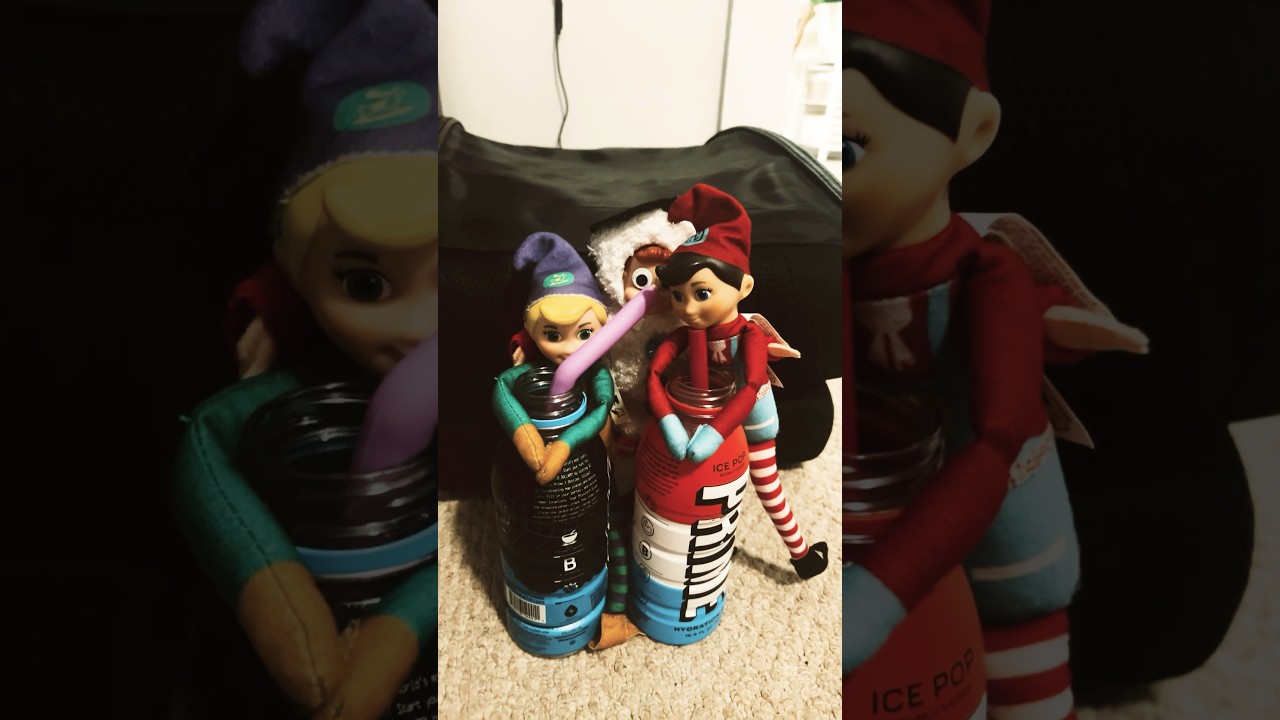 My elf mates got prime #elfmates #prime #primedrink #elfontheshelf #trending #christmas