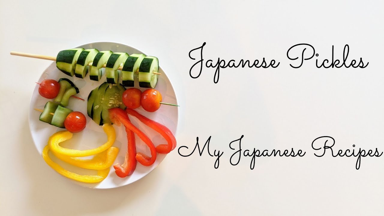 Japanese Pickles Asazuke Recipe