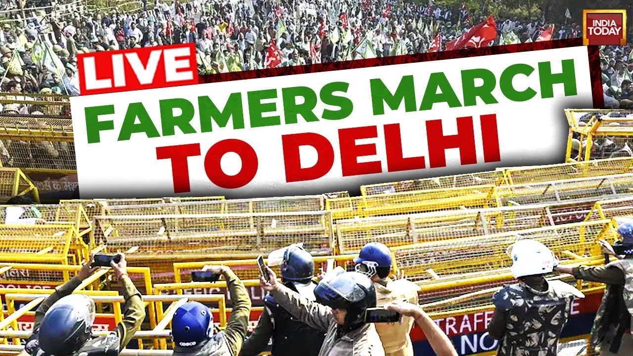 Farmers Protest LIVE Updates : Shambhu Border Tensions as Farmers March to Delhi | India Today LIVE