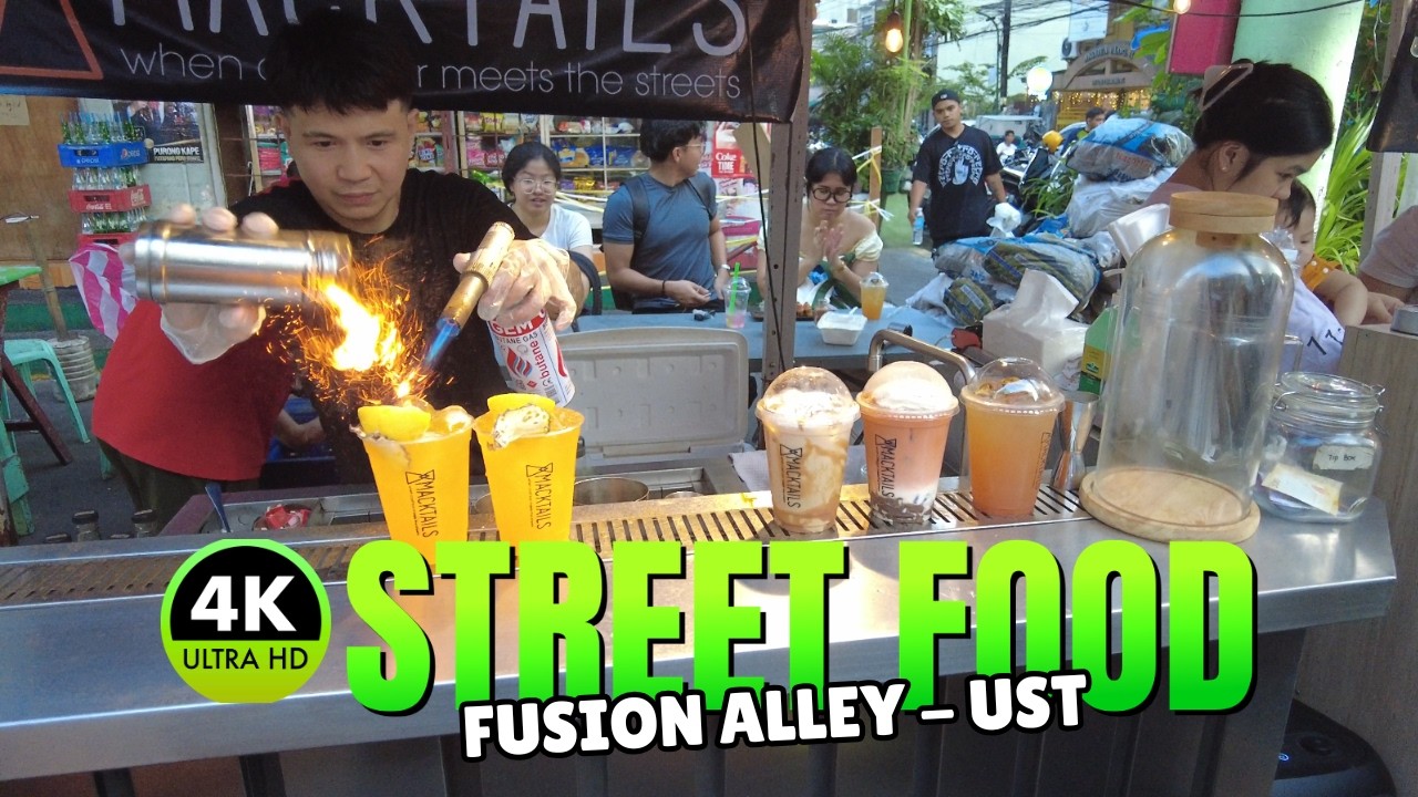PHILIPPINES STREET FOOD – Fusion Alley Food Park, Sampaloc Manila (February 2026)