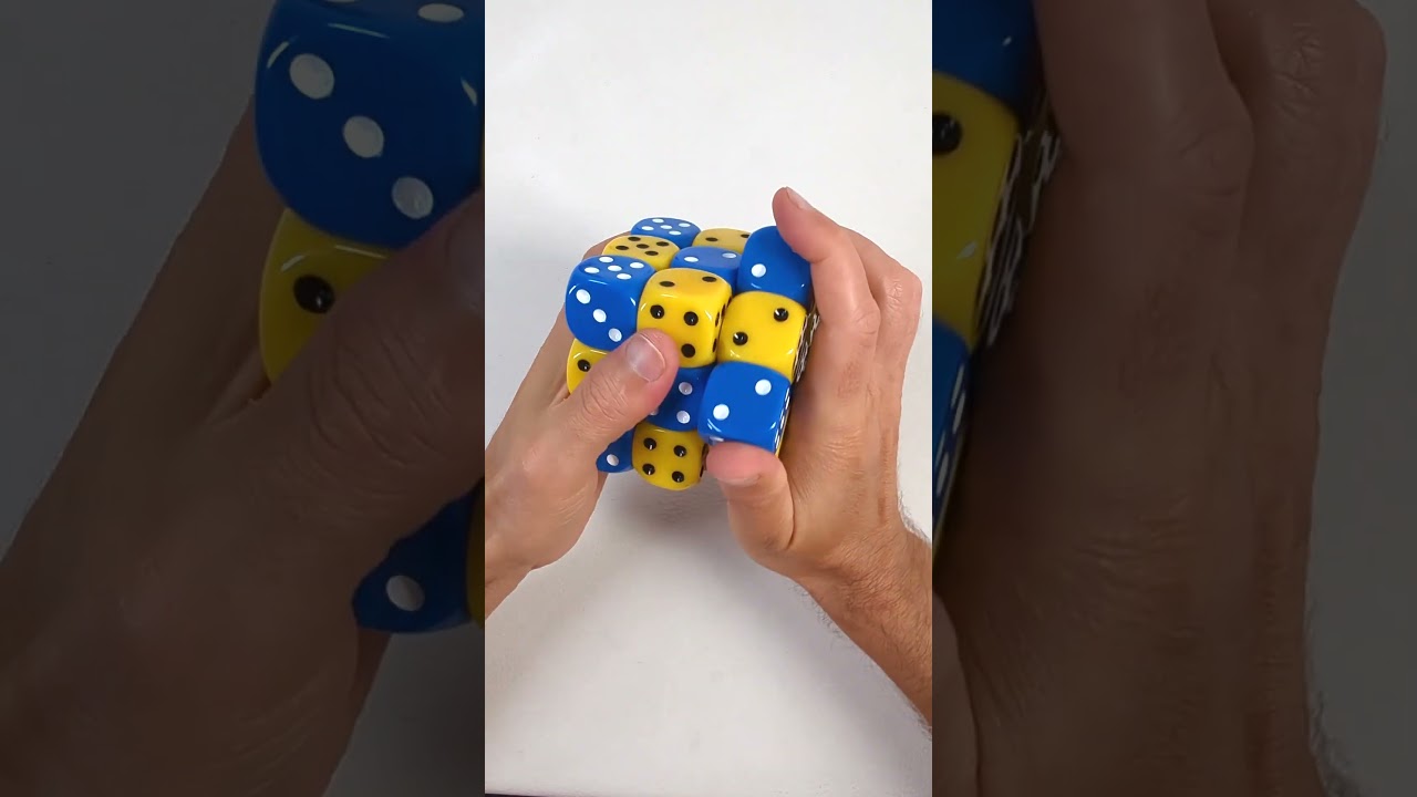 Magnetic Rubik's CUBE made of DICE