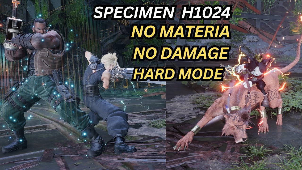 FFVII Rebirth Specimen H1024 (No Damage, No Materia, Hard Mode)