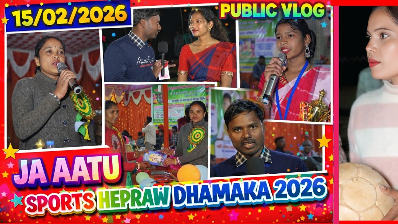 Jahatu potka East Singhbhum Sports vlog video 2026||Public vlog||@BSmurmu1293 