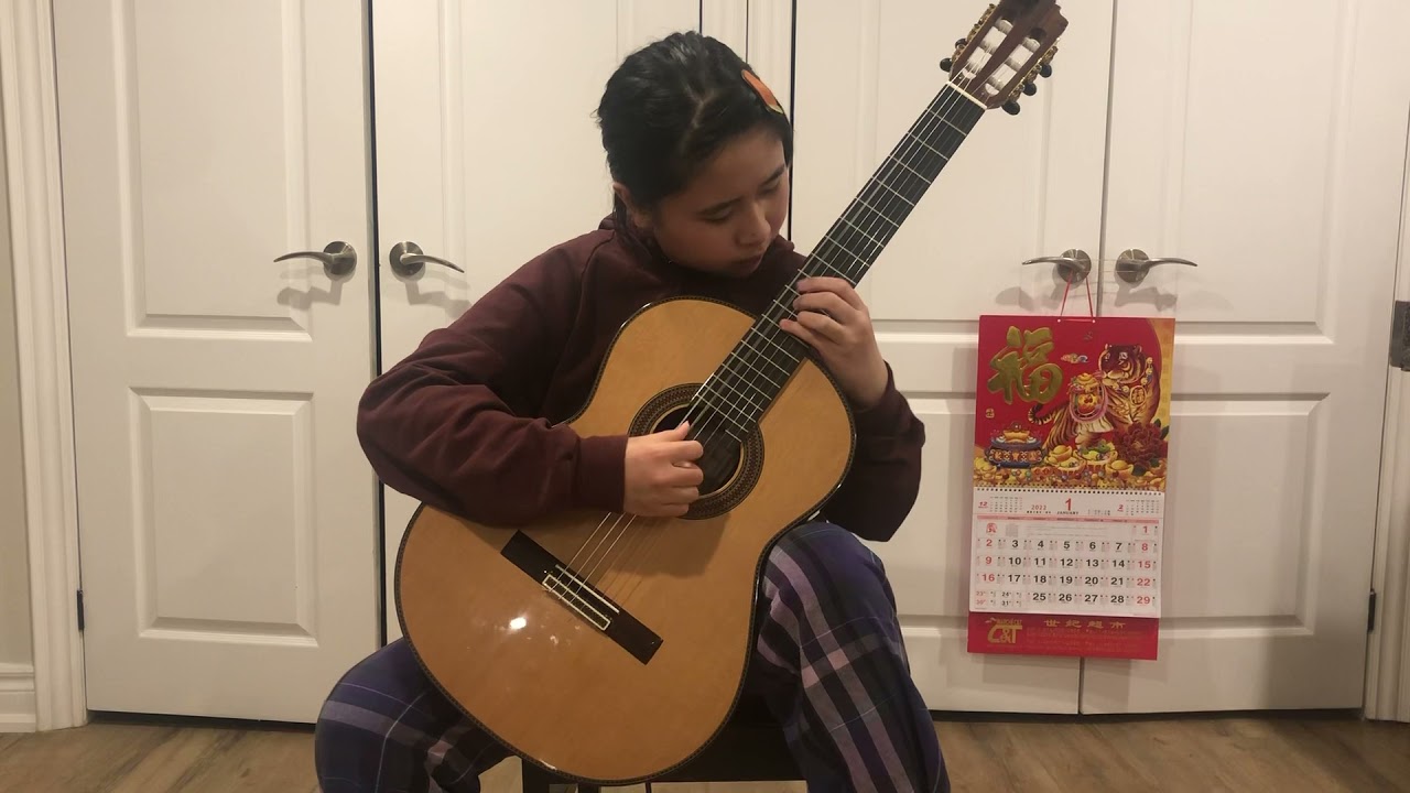 Autumn Leaves guitar by Joseph Kosma arr. Yenne Lee | Guangmei Hong J802