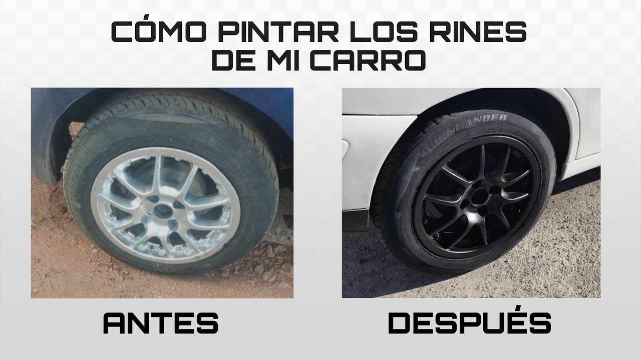 COMO PINTAR LOS RINES DE MI CARRO  🛞 🚗 ✅