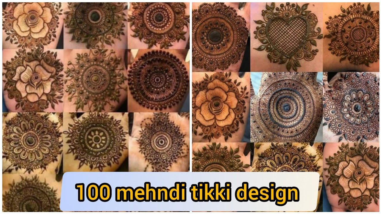 100+ latest tikki design//2026//Eid special mehndi designs for girls 