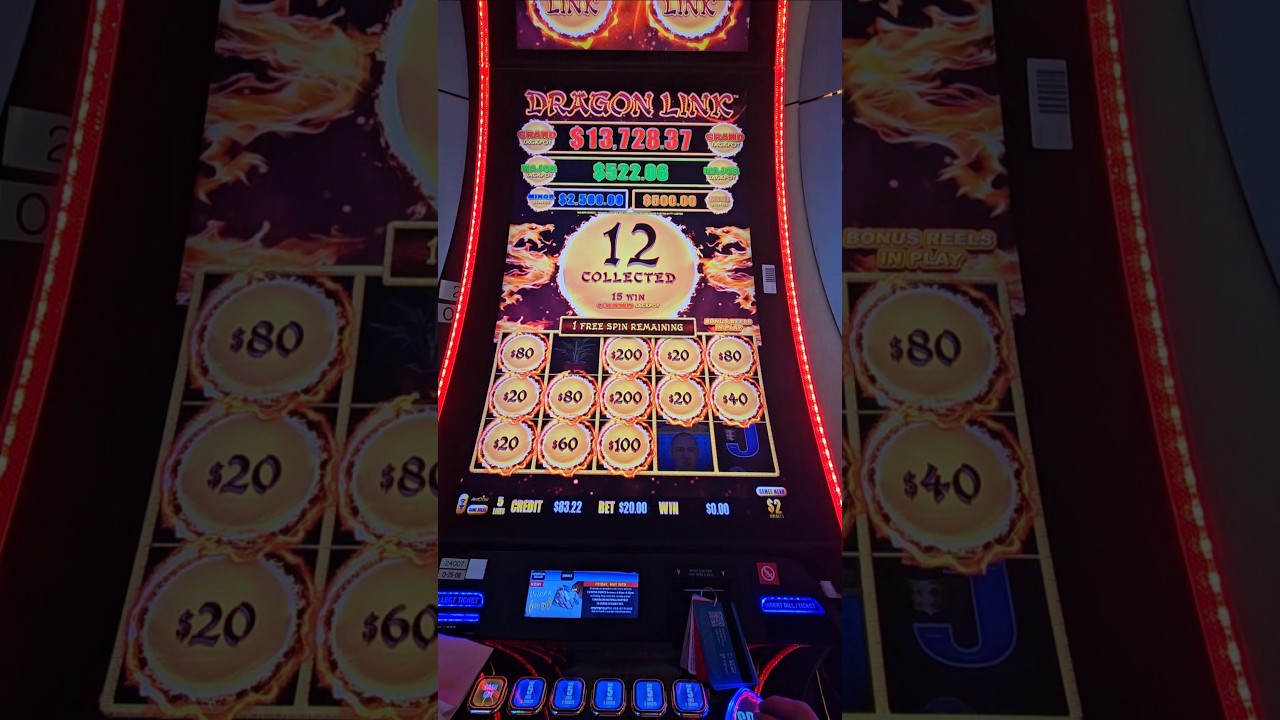 Dragon Link Golden Gong 20$ Bet #casino #gambling #slots