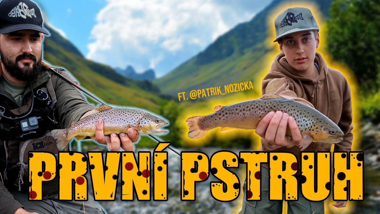 První pstruh v životě ft. @patrik_nozicka