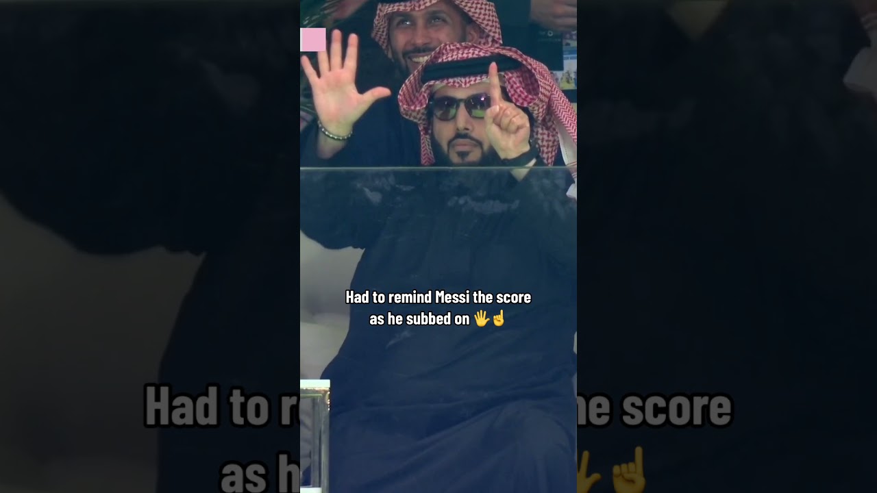 Saudi Arabia&rsquo;s Turki Al-Sheikh let &lsquo;em know 😅