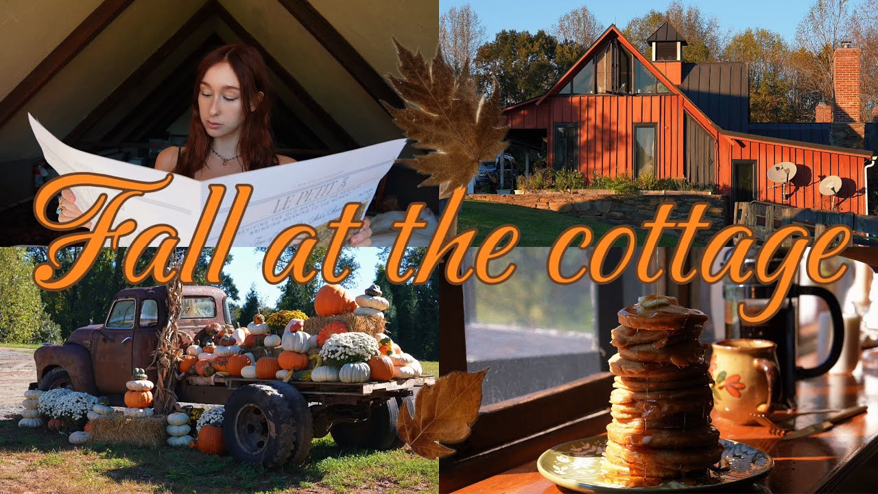 A cozy autumn day at the cottage🍂🎃🧡