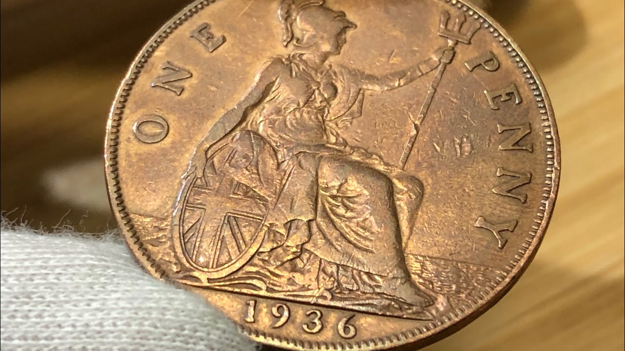 1936 Georgivs V Big One Penny