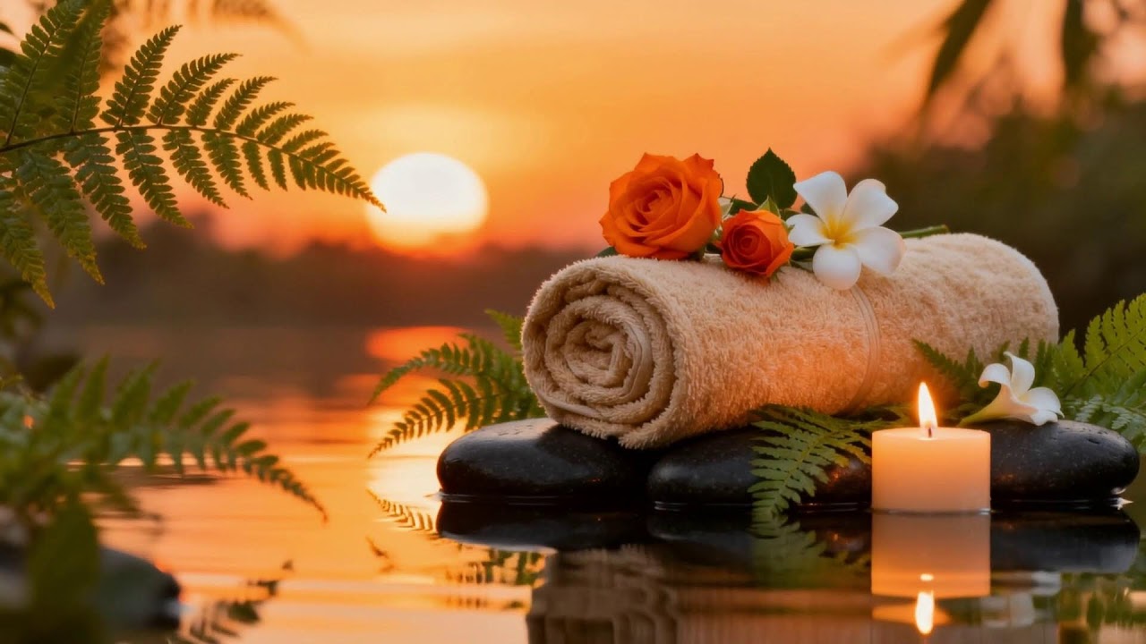 Relaxing Spa Music 💐 Long Hours Stress Relief Music, Insomnia Cure, Peaceful Water Magic 6