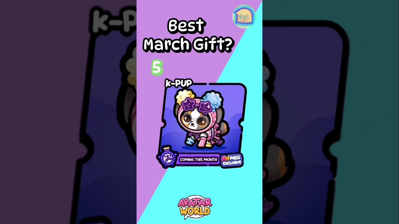 Best March Gift?! VOTE!👇💚💜🩵  