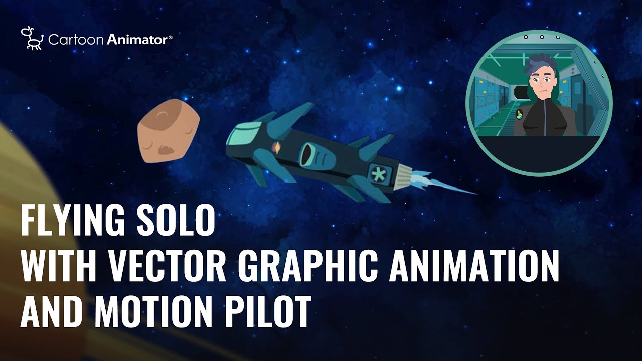 Flying Solo with Vector Graphic Animation and Motion Pilot | Cartoon Animator