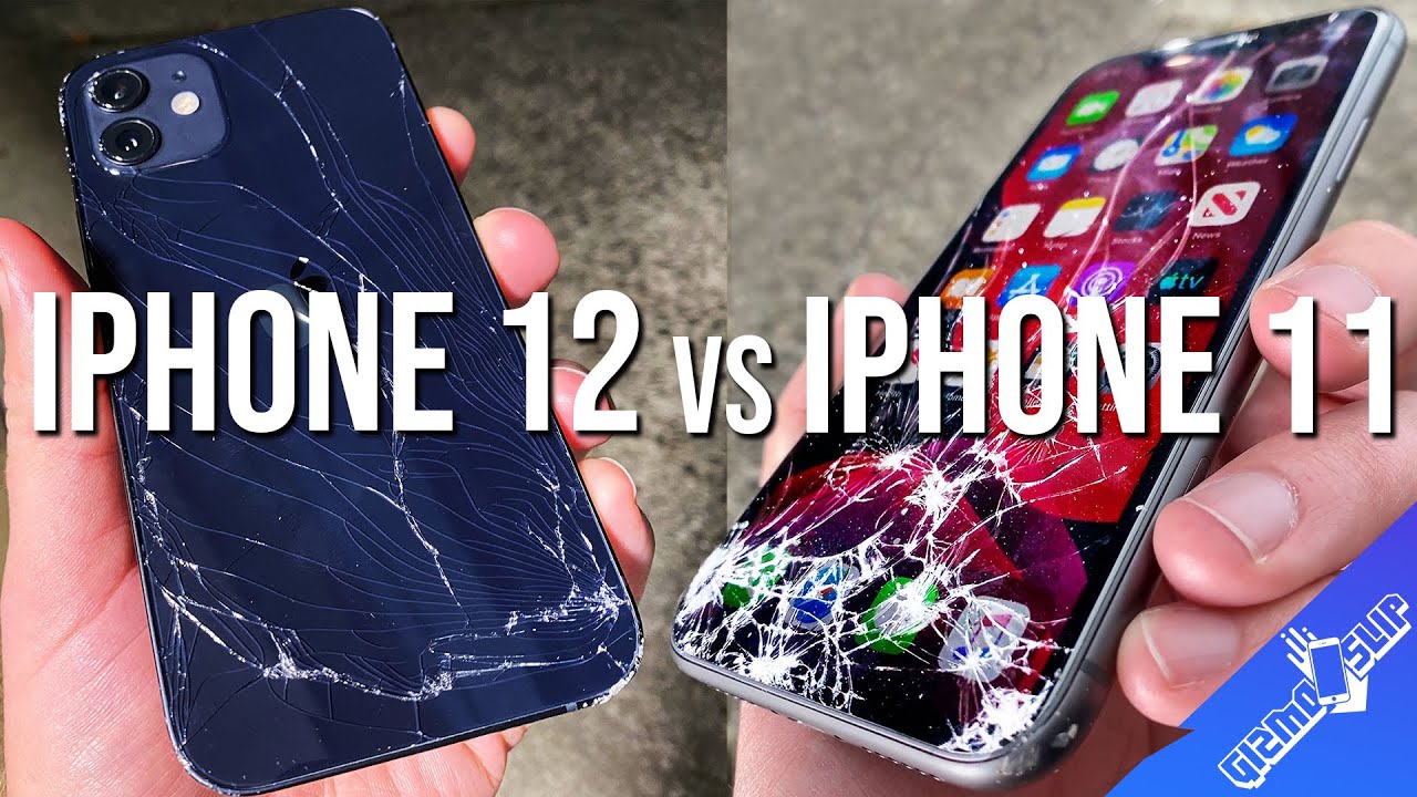 iPhone 12 vs iPhone 11 Drop Test - 4x More Drop Resistant?