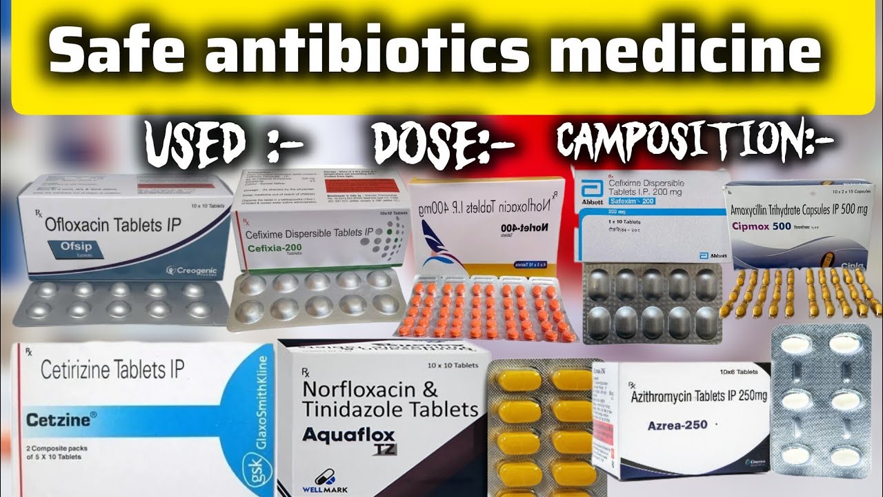 Safe Antibiotic Medicine used in Pregnancy // Most Comman Antibiotics tablets used // Pharmacy