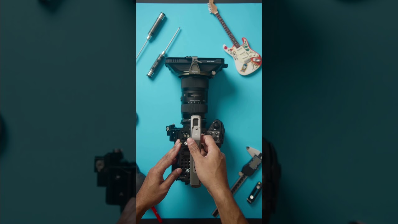 FX30 Camera Rig with DIY 3D Printed Cage #fx3 #fx30 #camerarig #cineback #cameragear
