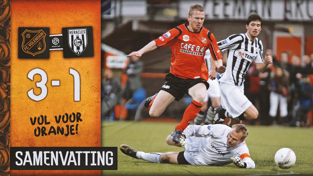 😏 Van Dijk en Platje schieten FC Volendam naar zege | Samenvatting FC Volendam - Heracles (2008-09)
