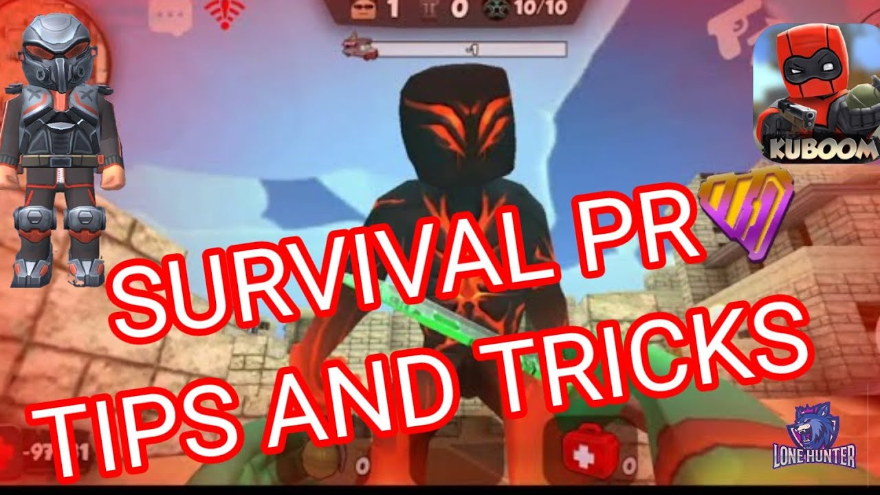 KUBOOM Pro Tips & Tricks For Survival Mode || Easy Win #кубум