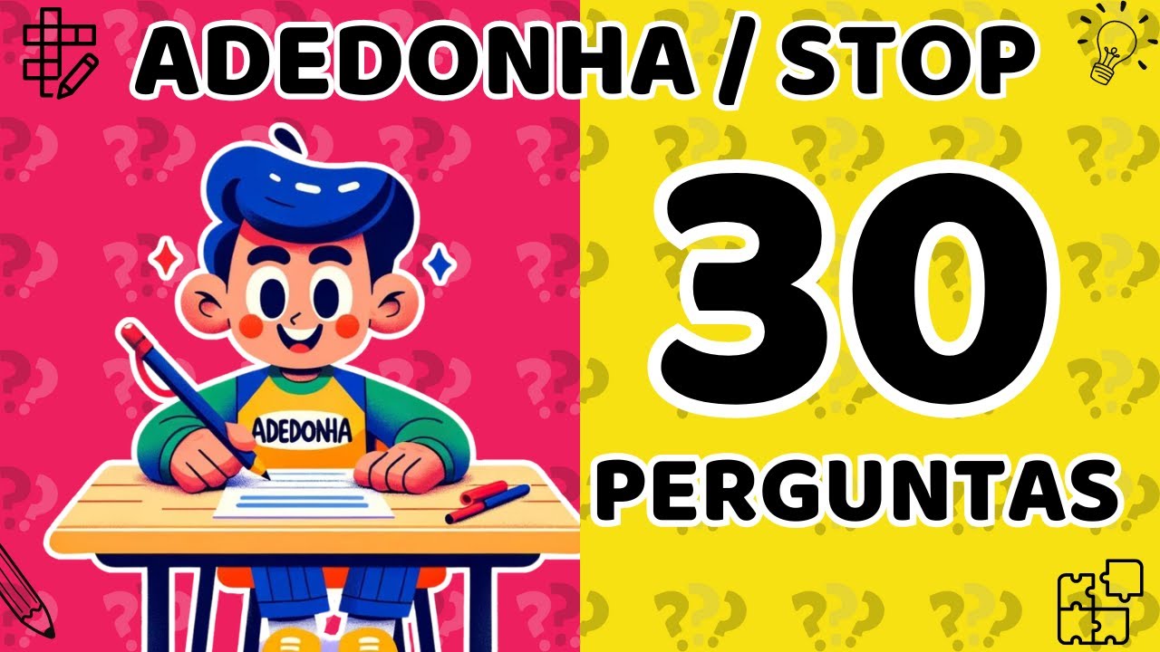 Desafio Adedonha / Stop: Teste Sua Agilidade e Criatividade! 📝🔥 #Adedonha #jogodepalavras