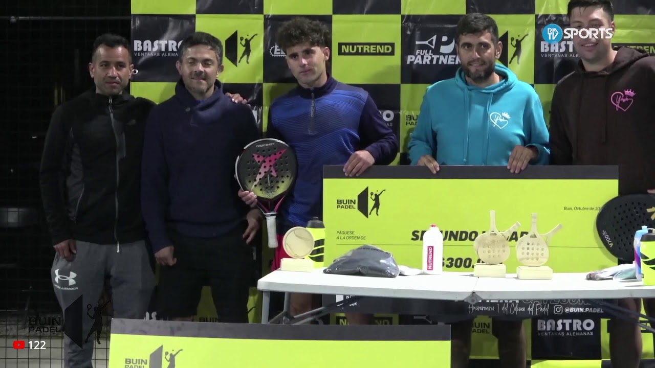 Final Primera Categoría Buin Padel Masculino | Lazzarini / Molina vs Dametto / Solenghi